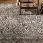 Amber Lewis x Loloi Morgan Denim / Multi 0-patterned rugs Loloi
