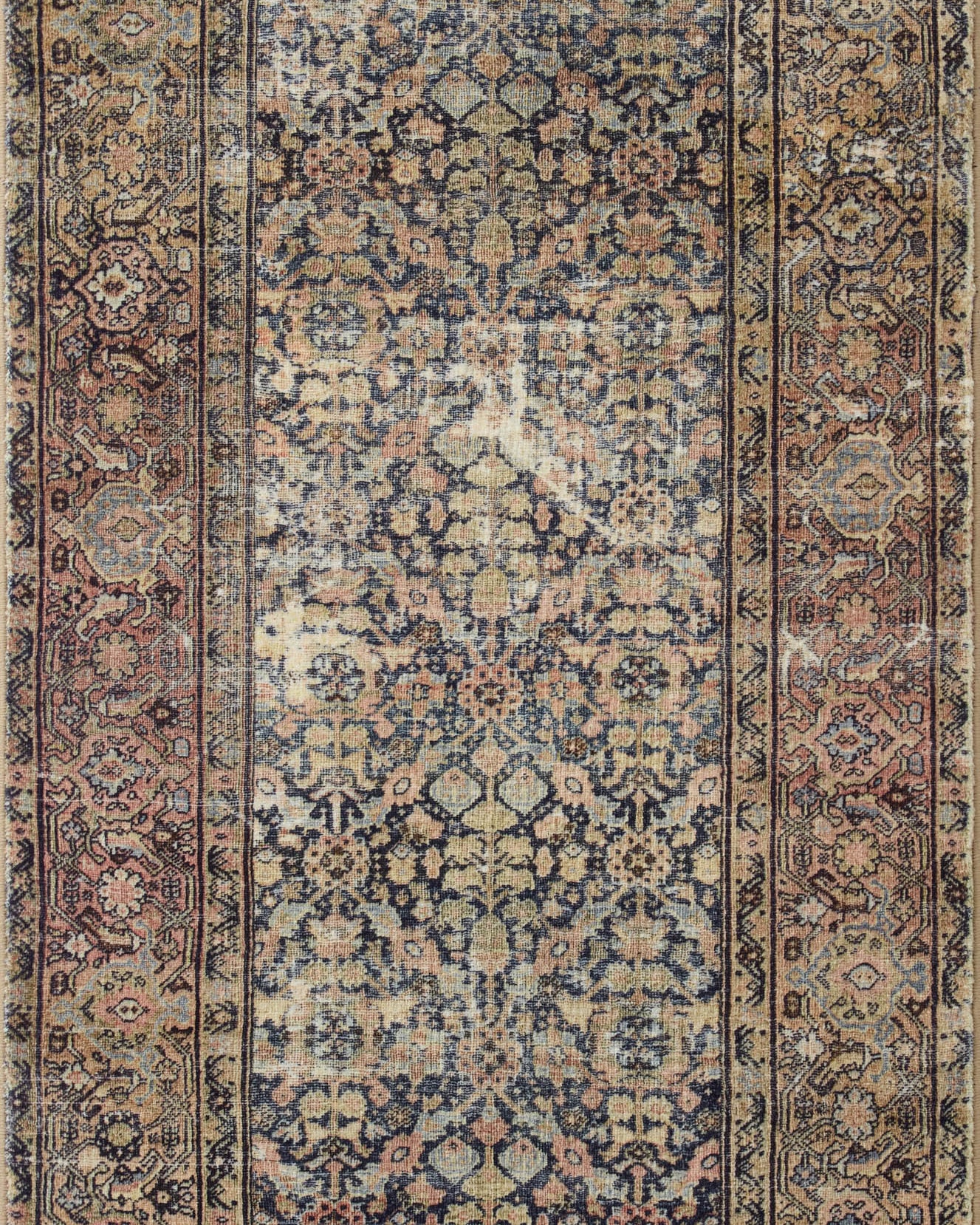 Amber Lewis x Loloi Morgan Denim / Multi 0-patterned rugs Loloi