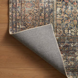 Amber Lewis x Loloi Morgan Denim / Multi 0-patterned rugs Loloi