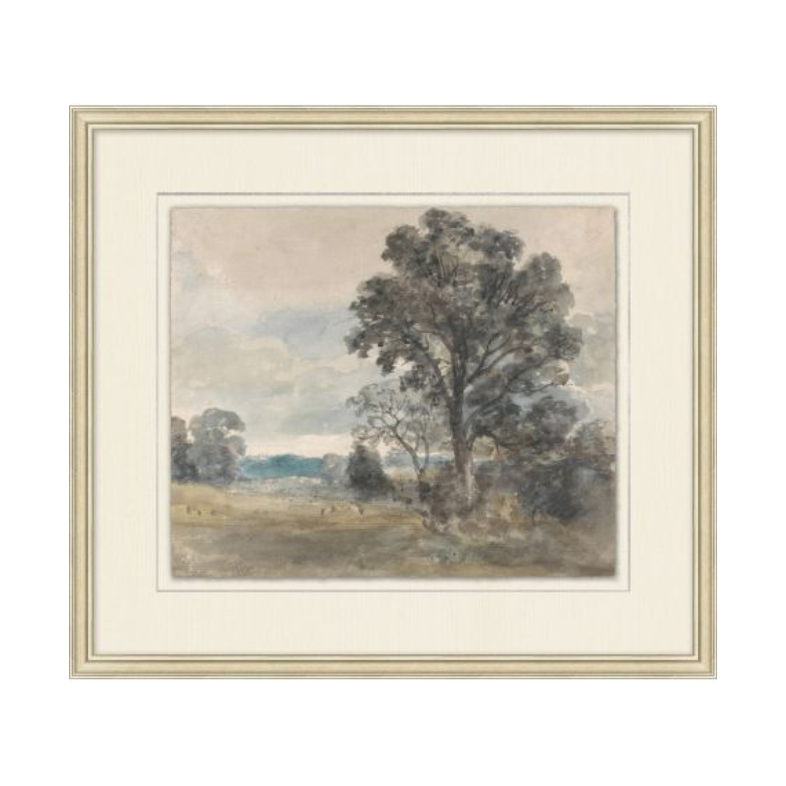 CUSTOM: "Traditional Landscape II" Framed Art Print 34" x 30"