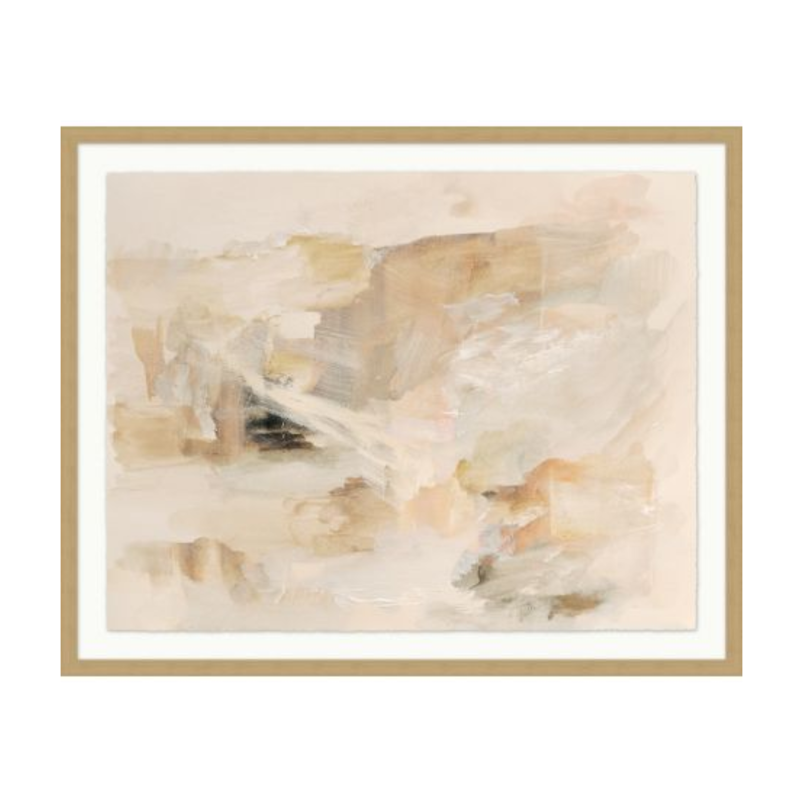 "Pastel Fields II" Framed Art Print
