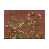 "Walking With Flowers" Framed Art Print ARTWORK - framed print Wendover Art Group