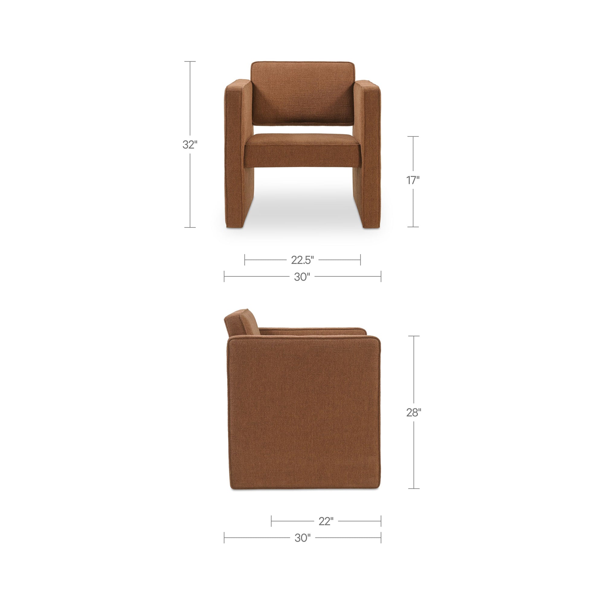 Harris Accent Chair FURNITURE - accent chair Moe's Furniture