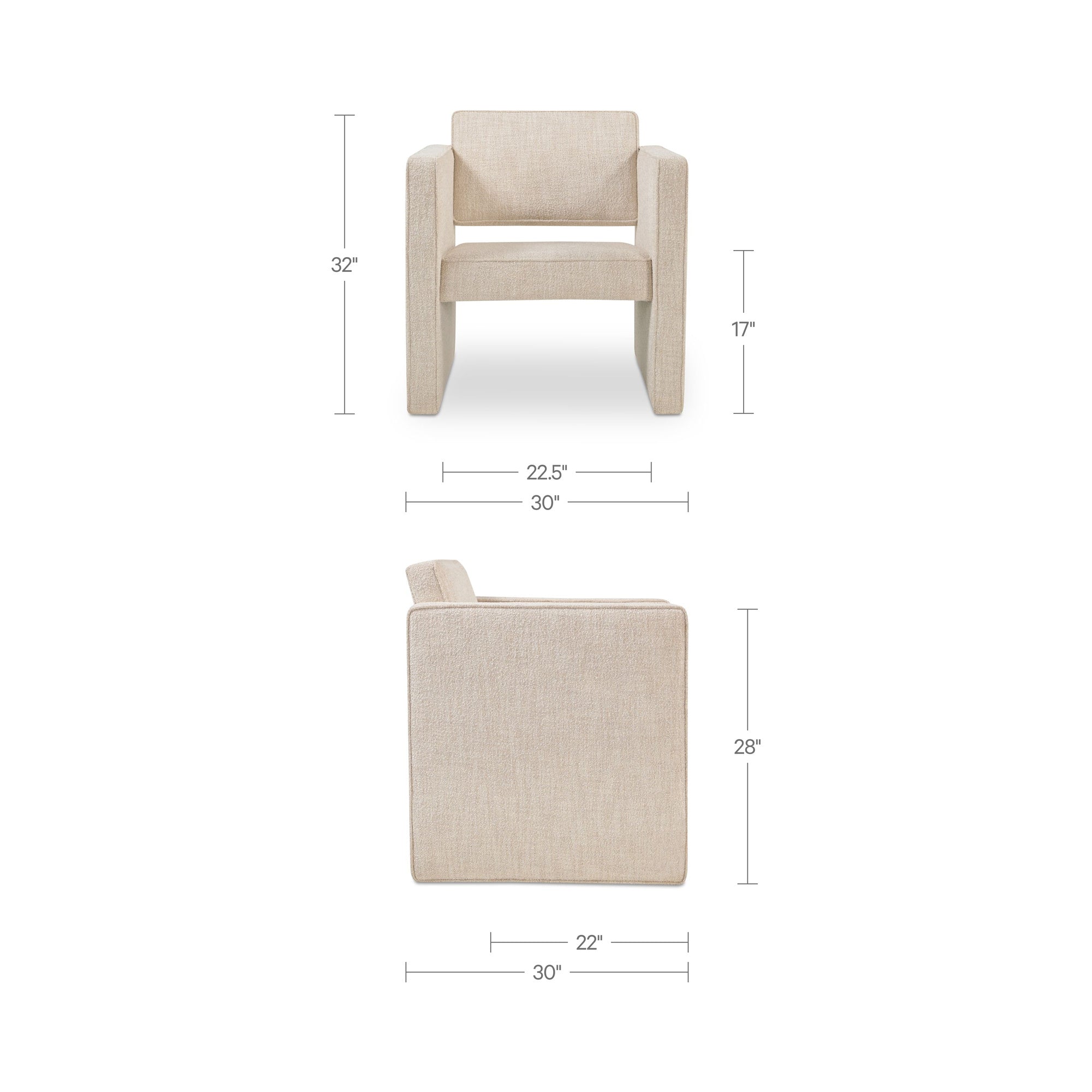 Harris Accent Chair FURNITURE - accent chair Moe's Furniture