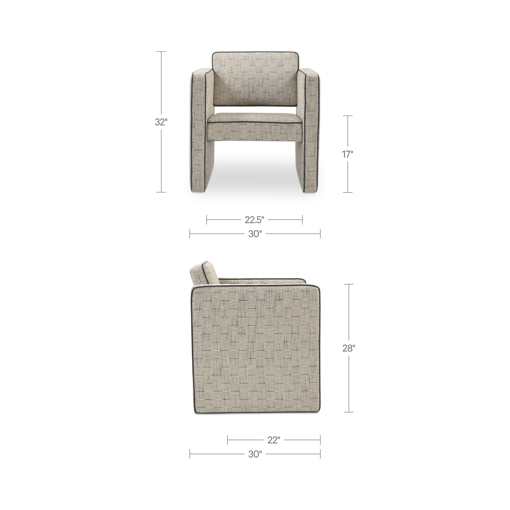 Harris Accent Chair FURNITURE - accent chair Moe's Furniture