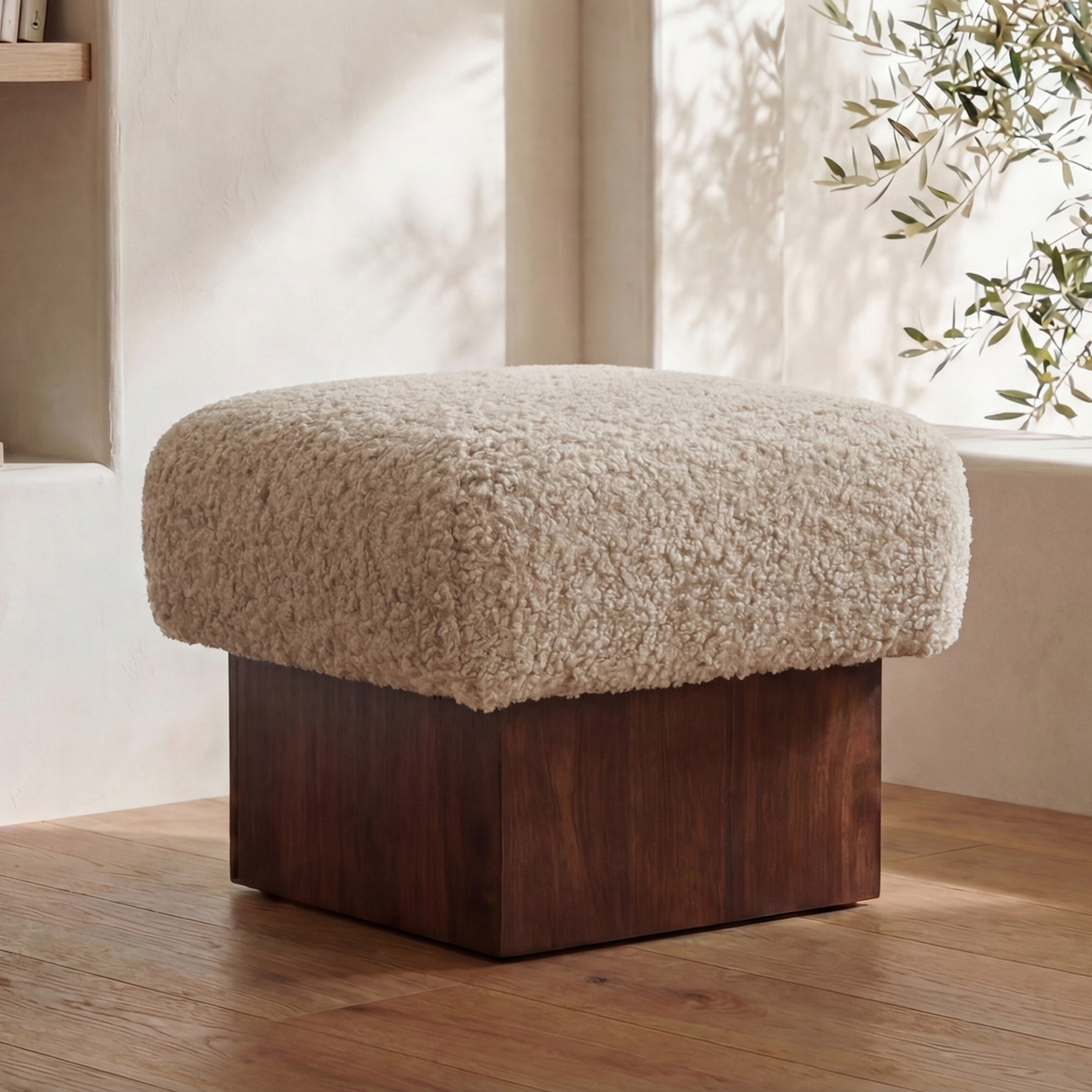 Serge Ottoman FURNITURE - ottoman Moe's Furniture