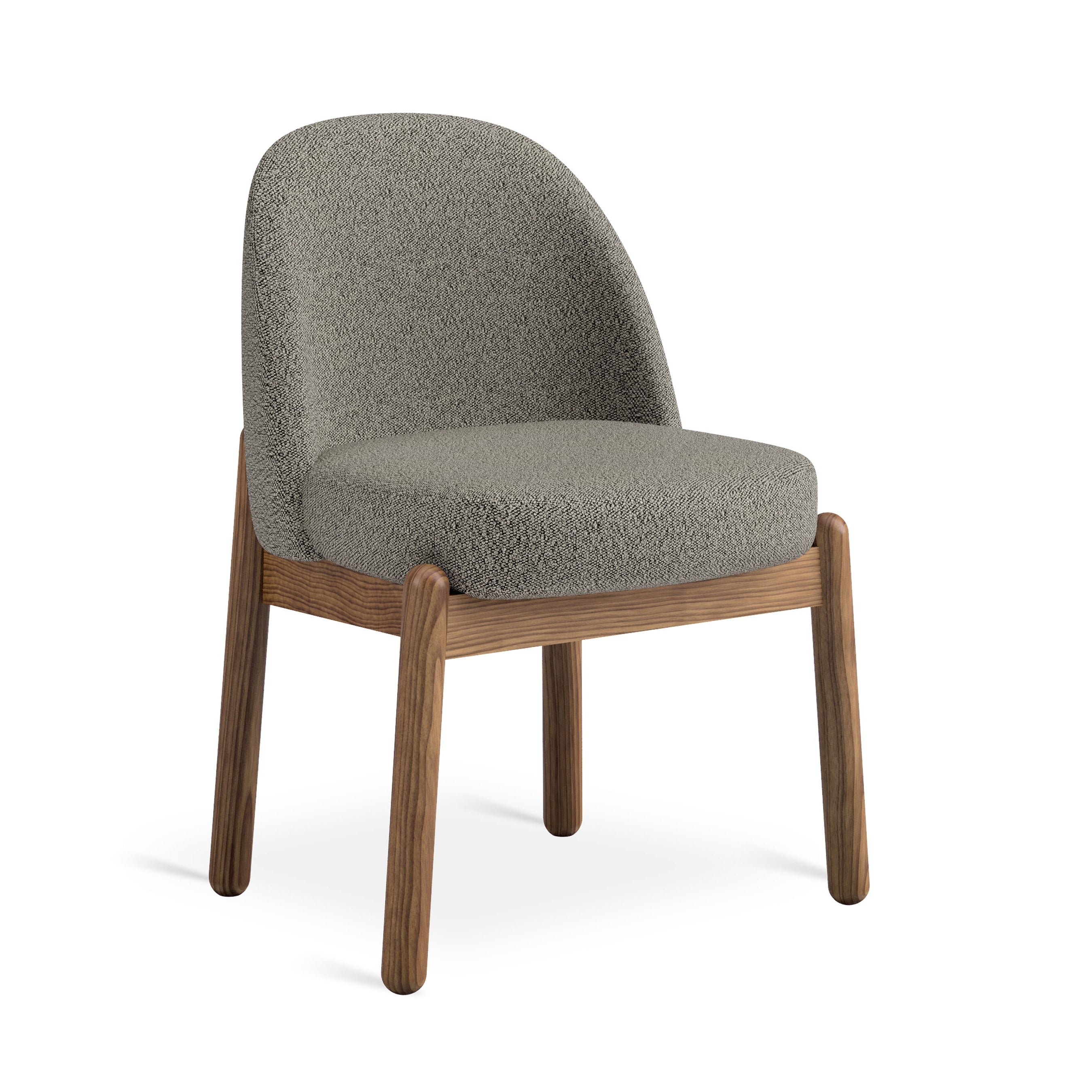 Malloy Dining Chair FURNITURE - dining chair Gus Lundy Truffle & Classic Walnut