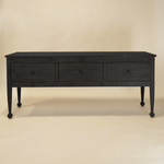 Margot Reclaimed Wood Console Table 21 - FURNITURE - console table Hauer Market Carbon Black