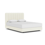 Custom Fabric Stage Queen Bed 13 - FURNITURE - bed EQ3 Maria Cream