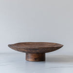 Dark Stain Mango Wood Pedestal - Rug & Weave