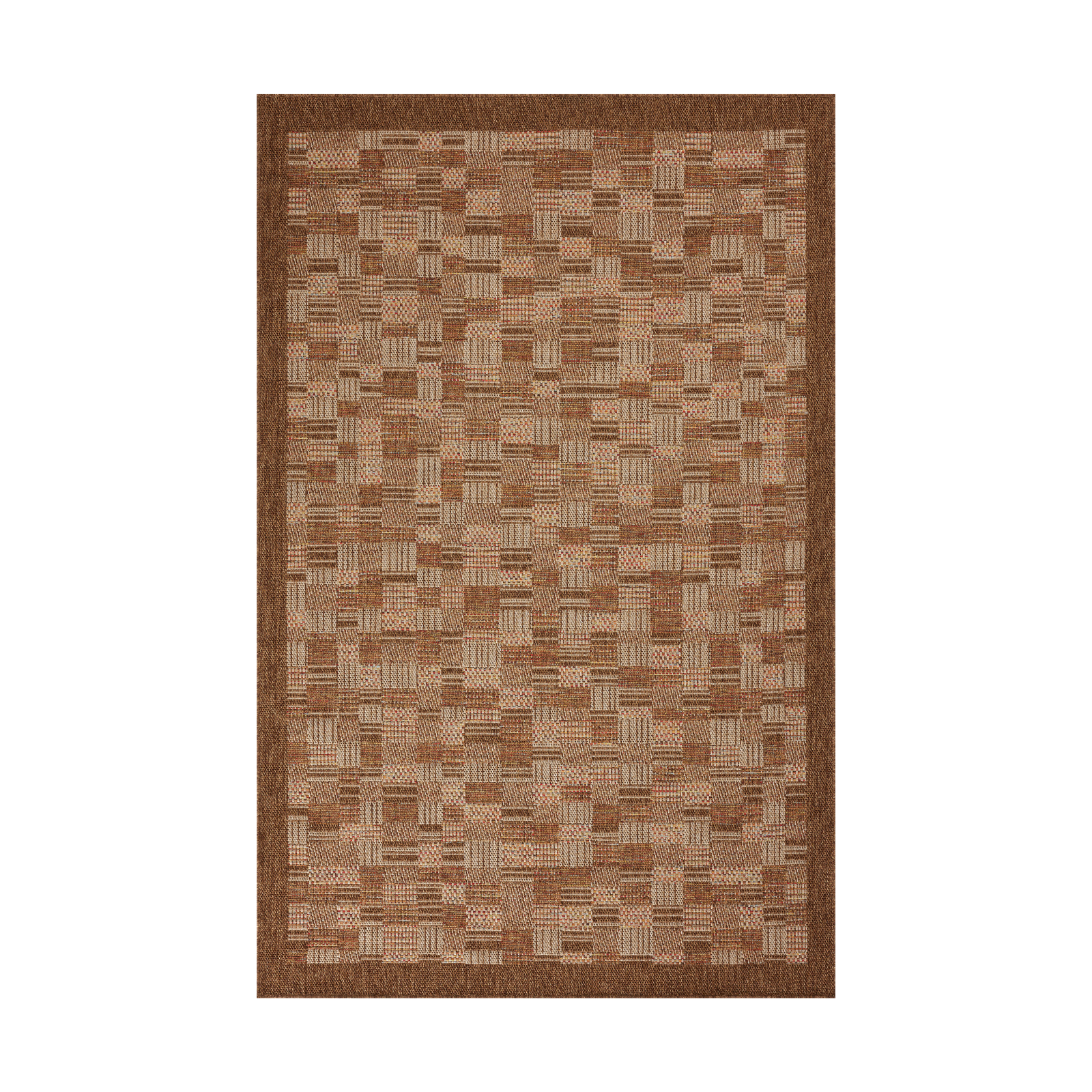 Loloi Merrick Chestnut / Fiesta Rug 5-Rugs - indoor/outdoor Loloi 18" x 18" Sample
