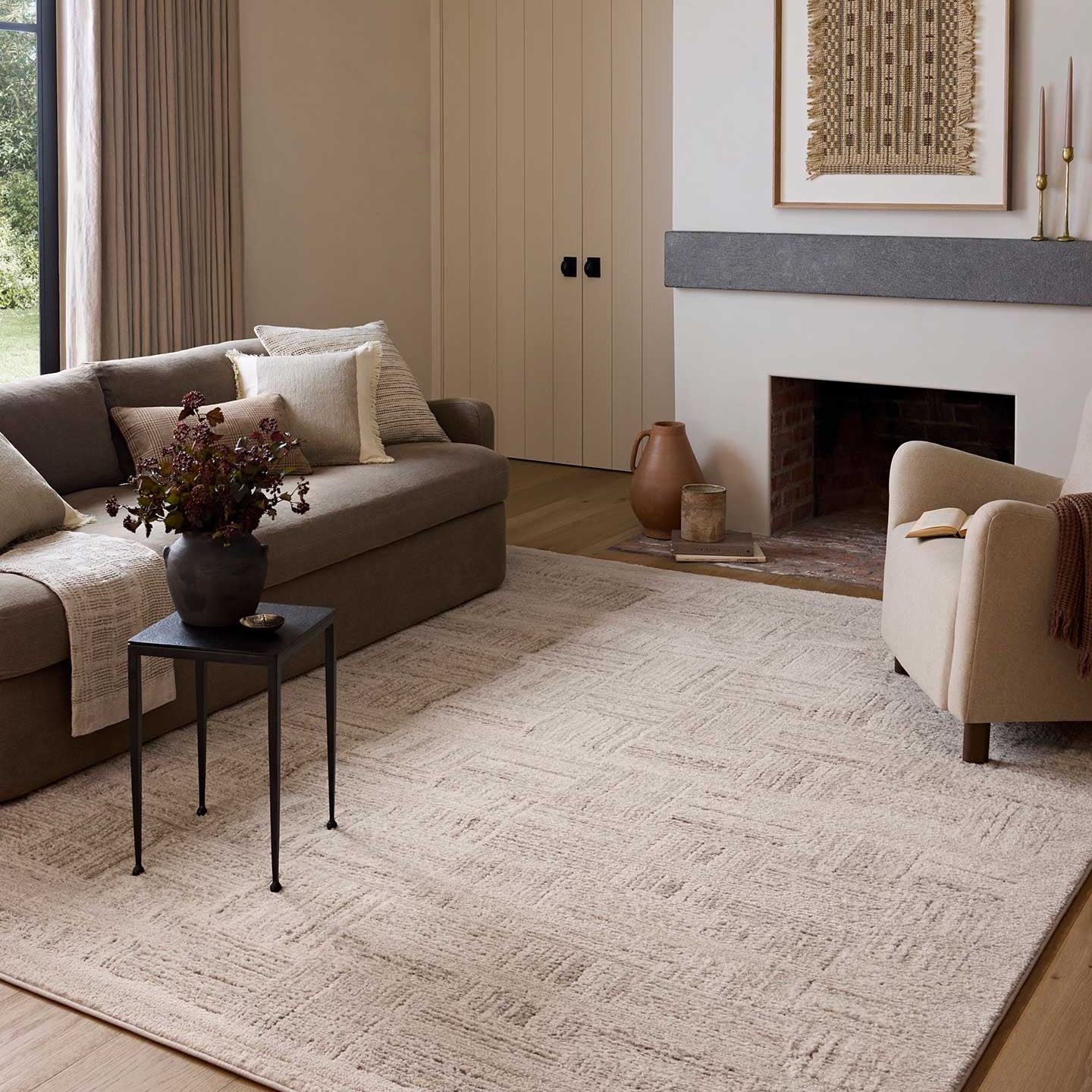 IN STORE - Amber Lewis x Loloi Monty Ivory / Taupe IN STORE - Rugs Loloi