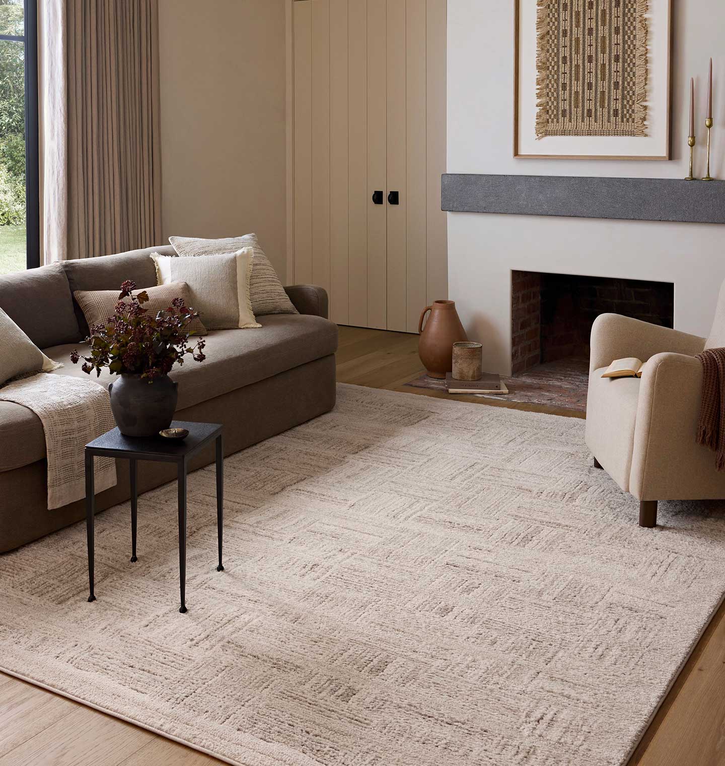 IN STORE - Amber Lewis x Loloi Monty Ivory / Taupe IN STORE - Rugs Loloi