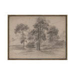 "Sepia Grove" Framed Canvas ARTWORK - framed art Northwood Collection
