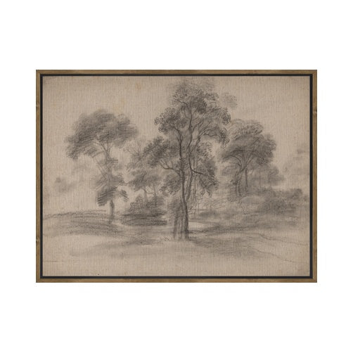 "Sepia Grove" Framed Canvas ARTWORK - framed art Northwood Collection