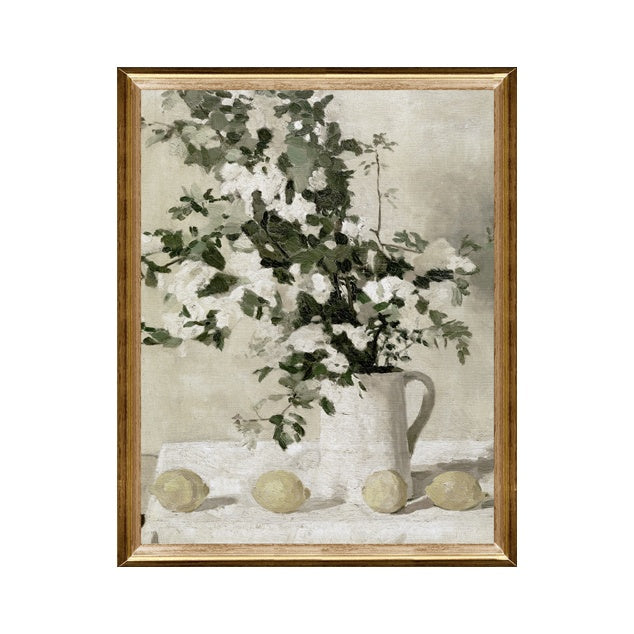 "Citrus and Bloom" Framed Art Print ARTWORK - framed print Northwood Collection