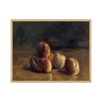 IN STORE - "Vintage Peaches" Framed Linen Texture Art ARTWORK - in store Northwood Collection