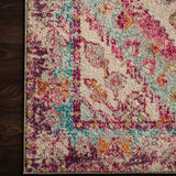 Loloi Nadia Aqua / Pink Rug Loloi
