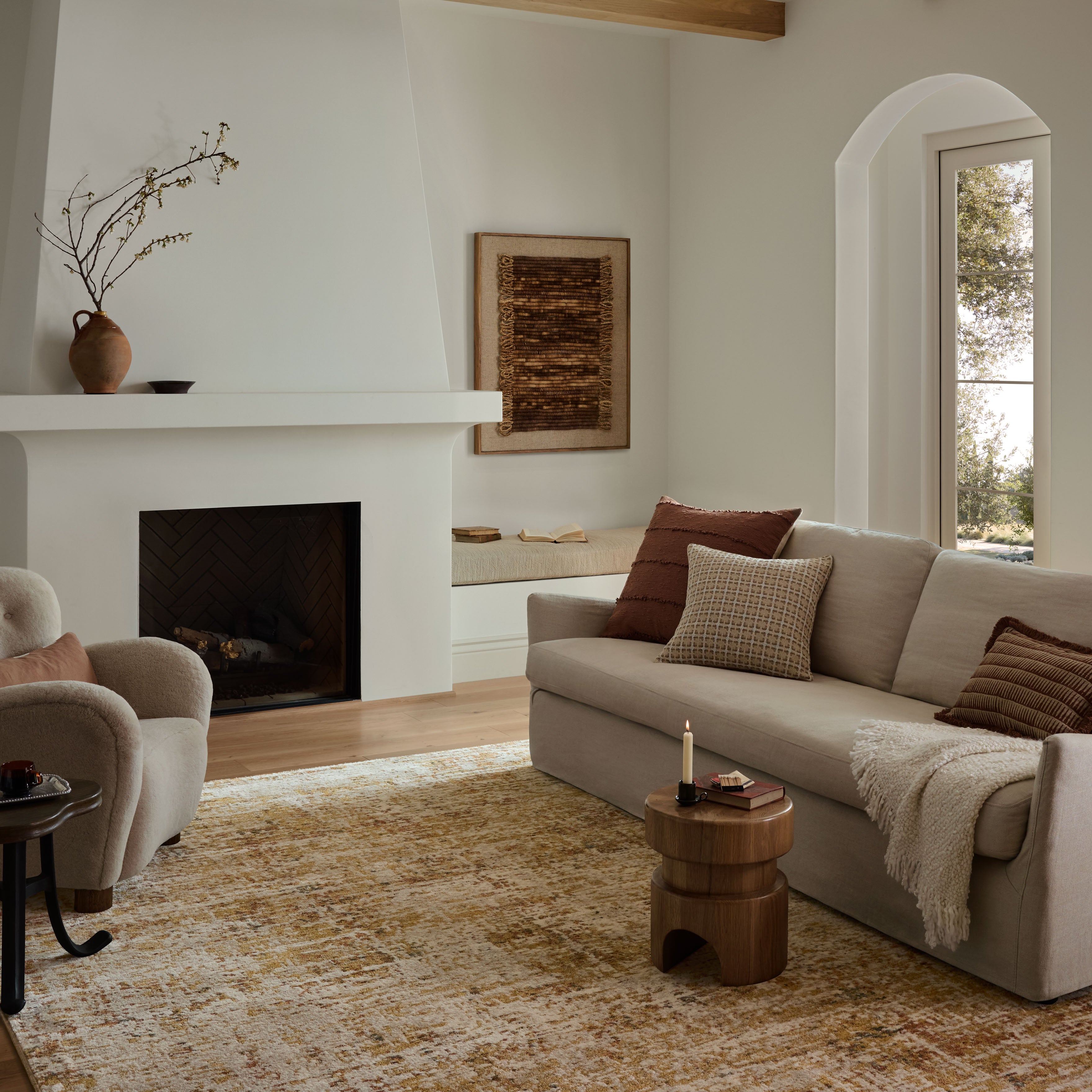 Loloi Nellie Sunset / Pebble Rug RUGS - synthetic Loloi