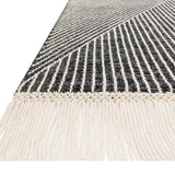 Magnolia Home By Joanna Gaines x Loloi Newton Charcoal / Ivory Rug RUGS - wool Loloi