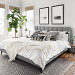 Magnolia Home By Joanna Gaines x Loloi Newton Charcoal / Ivory Rug RUGS - wool Loloi