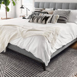 Magnolia Home By Joanna Gaines x Loloi Newton Charcoal / Ivory Rug RUGS - wool Loloi