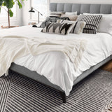 Magnolia Home By Joanna Gaines x Loloi Newton Charcoal / Ivory Rug RUGS - wool Loloi