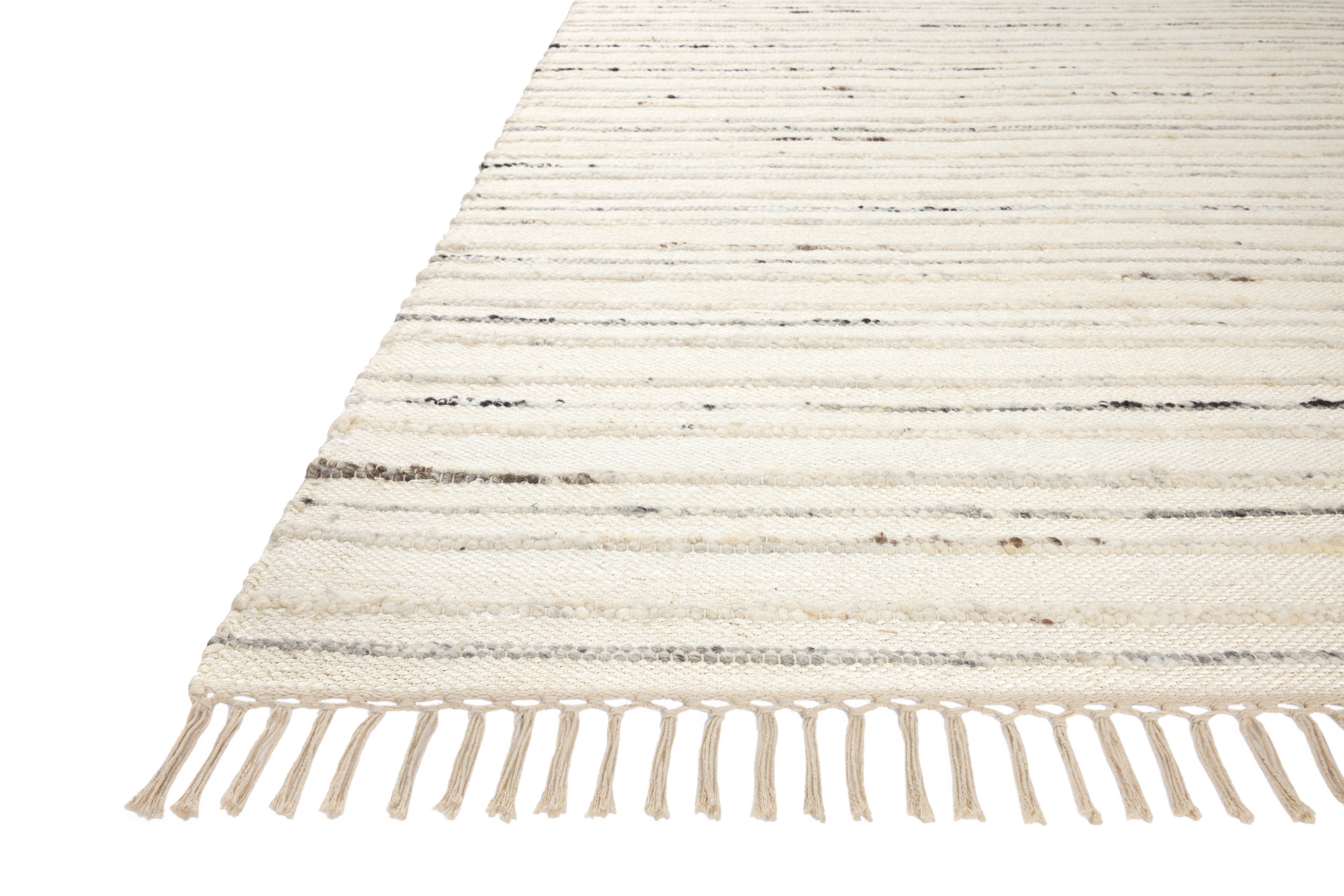 Joanna Gaines x Loloi Nico Ivory / Stone Rug RUGS - wool Loloi