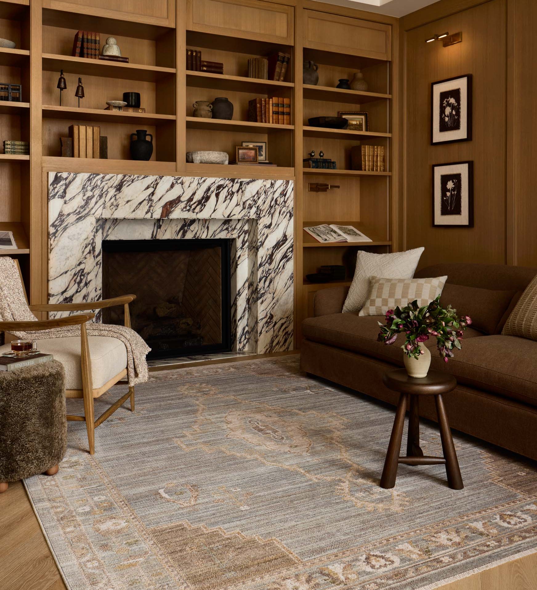 Amber Lewis x Loloi Nella Sky / Natural Rug – 2