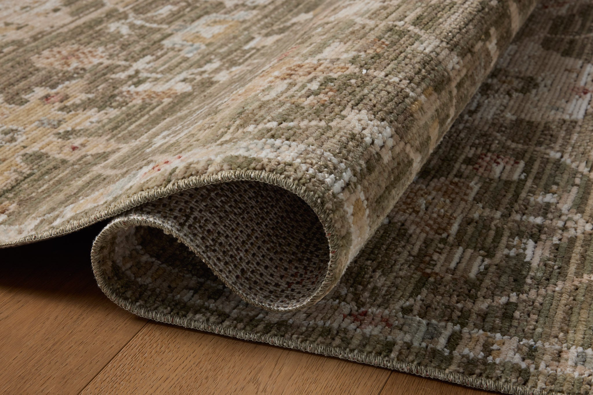Amber Lewis x Loloi Nella Olive / Multi Rug – 4