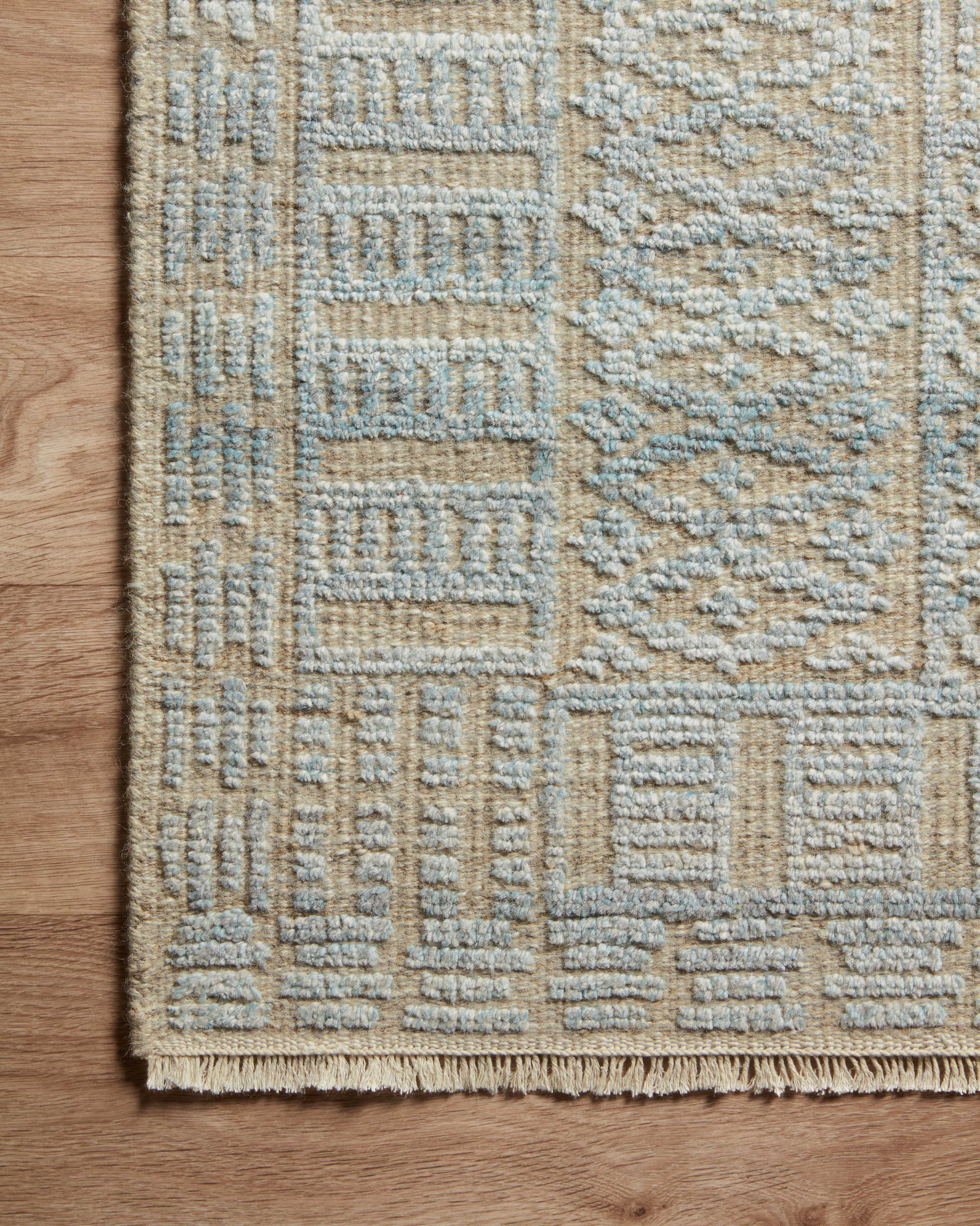 Loloi Nola Taupe / Ocean Rug RUGS - wool Loloi