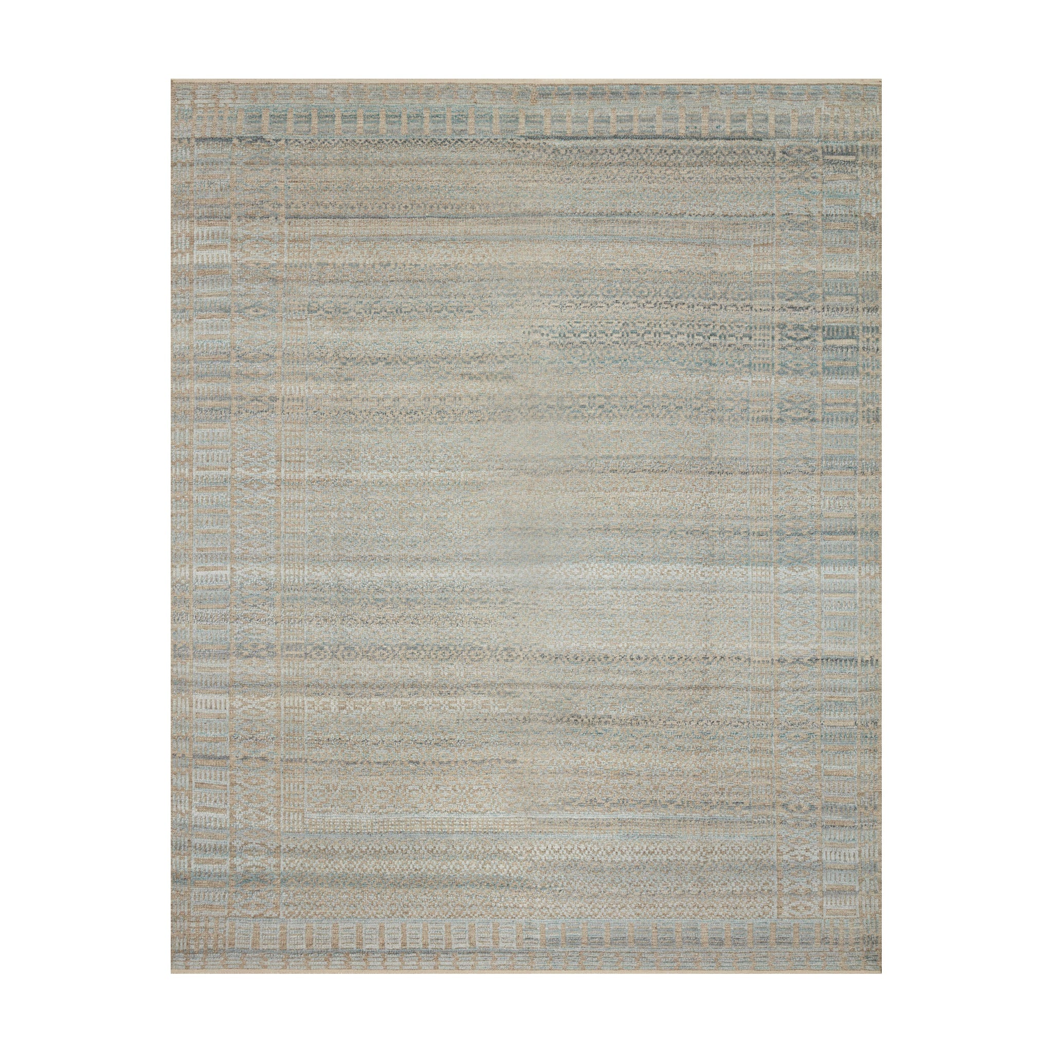 Loloi Nola Taupe / Ocean Rug RUGS - wool Loloi 18" x 18"