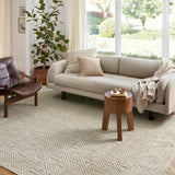 Loloi Noelle Ivory / Black Rug RUGS - wool Loloi