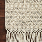 Loloi Noelle Ivory / Black Rug No.1 RUGS - wool Loloi