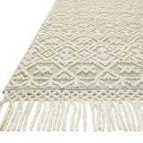Loloi Noelle Ivory / Blue Rug RUGS - wool Loloi