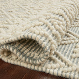 Loloi Noelle Ivory / Blue Rug No.2 RUGS - wool Loloi
