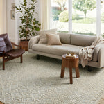 Loloi Noelle Ivory / Blue Rug No.2 RUGS - wool Loloi