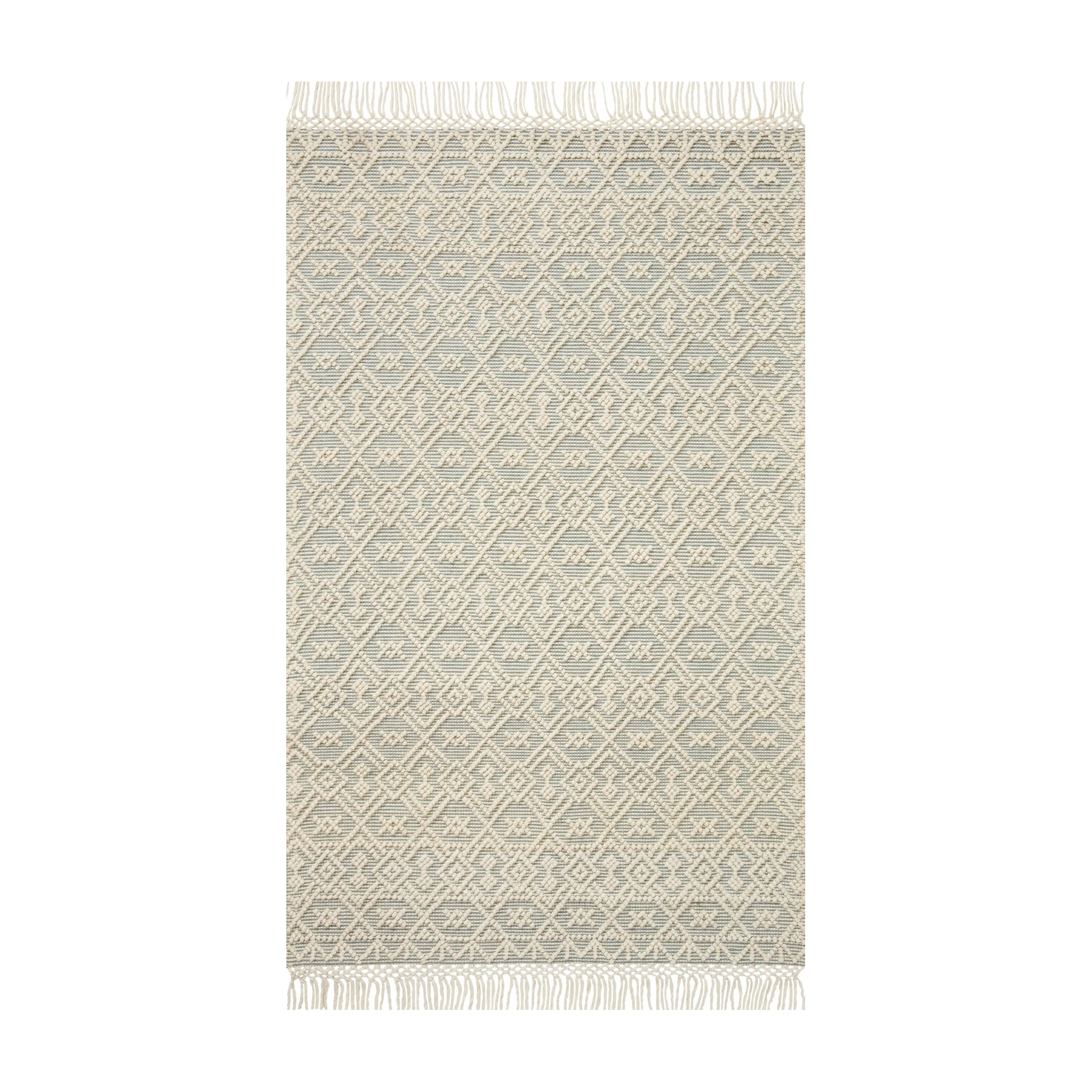 Loloi Noelle Ivory / Blue Rug RUGS - wool Loloi 2'3" x 3'9"