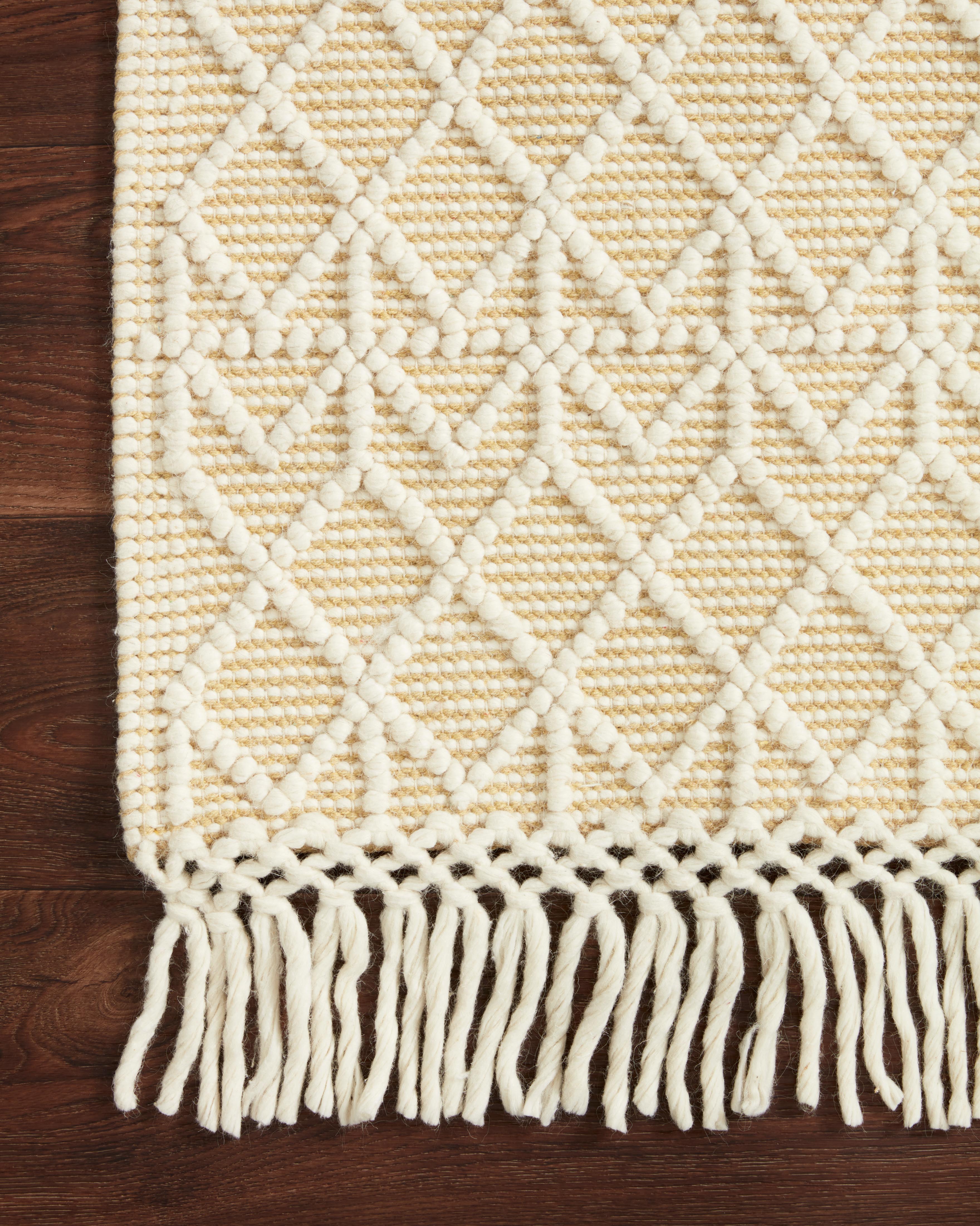 Loloi Noelle Ivory / Gold Rug RUGS - wool Loloi