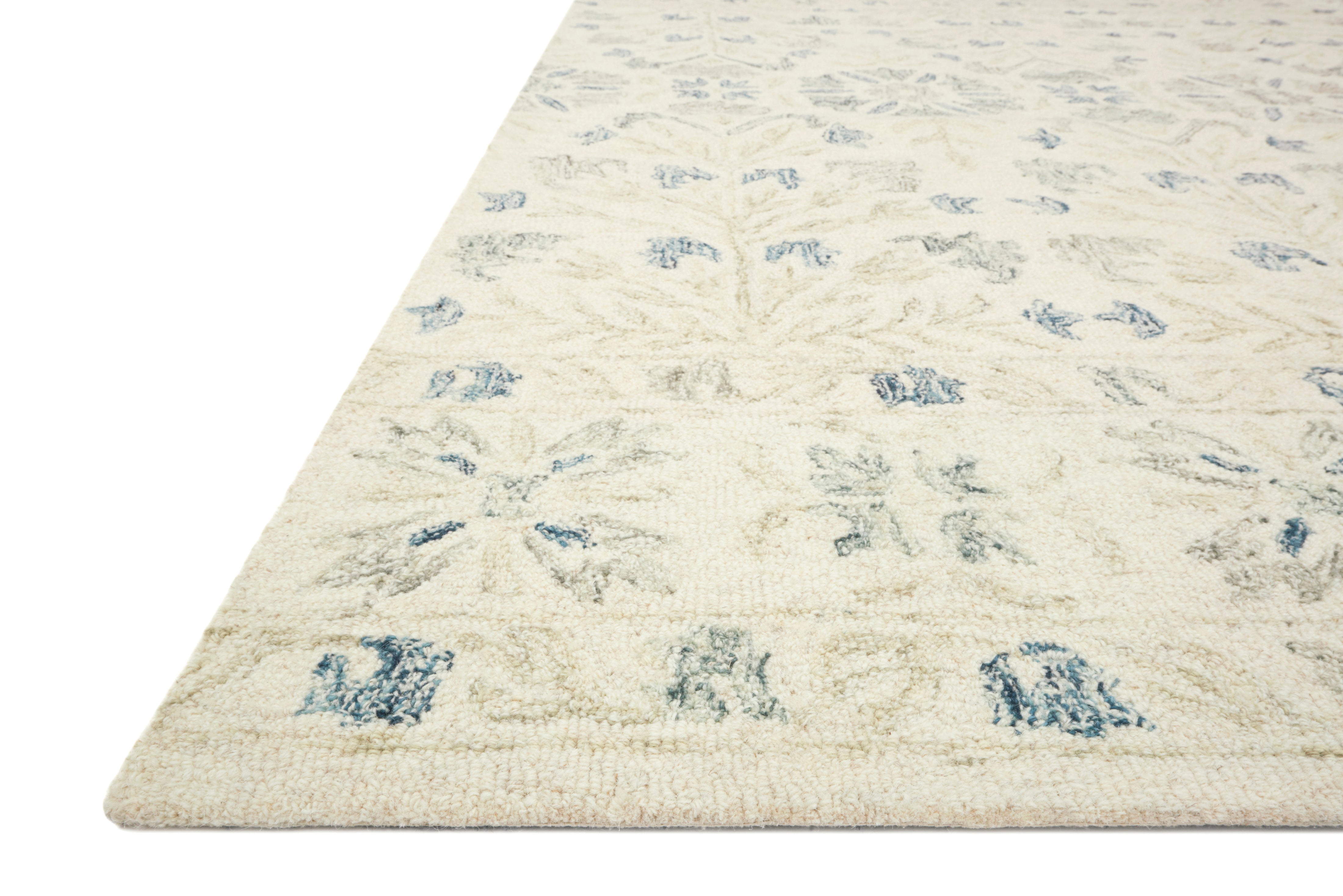 Loloi Norabel Ivory / Grey Rug RUGS - neutral Loloi