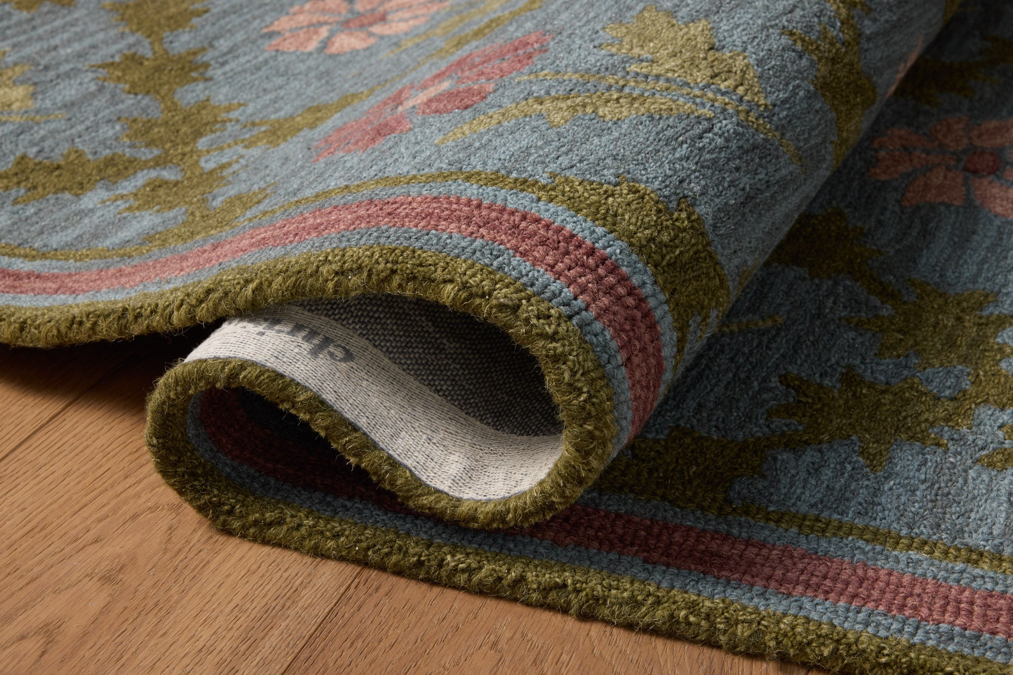 Chris Loves Julia x Loloi Norah Denim / Rose Rug - Rug & Weave
