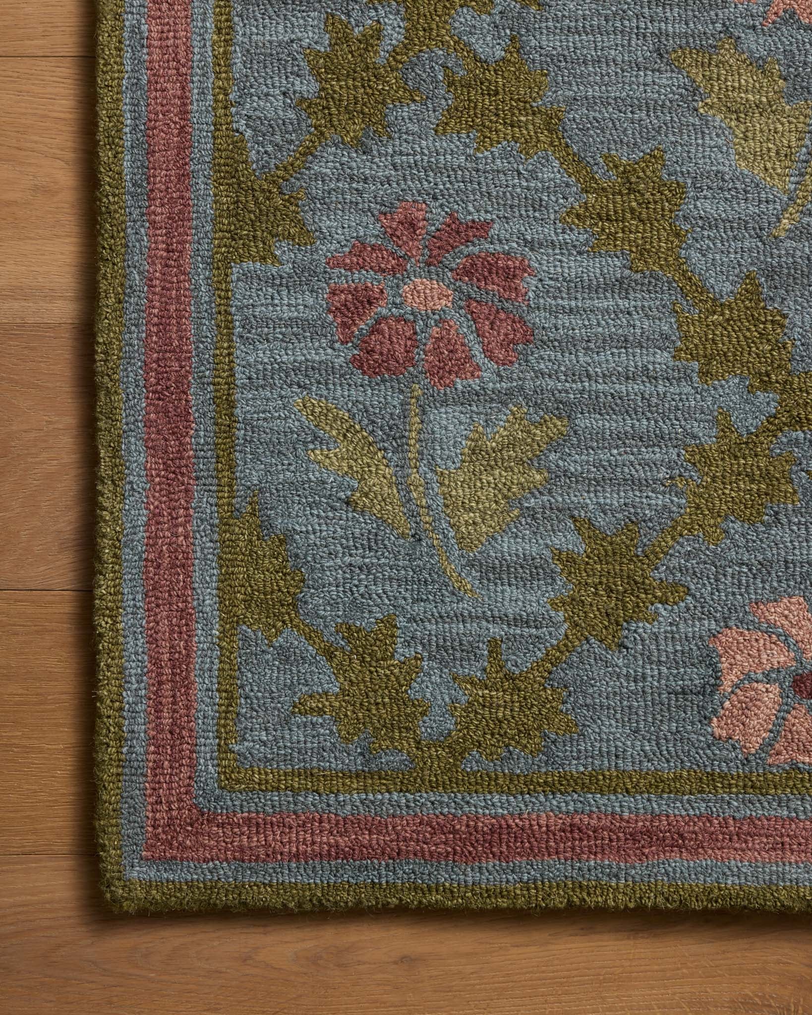 Chris Loves Julia x Loloi Norah Denim / Rose Rug - Rug & Weave