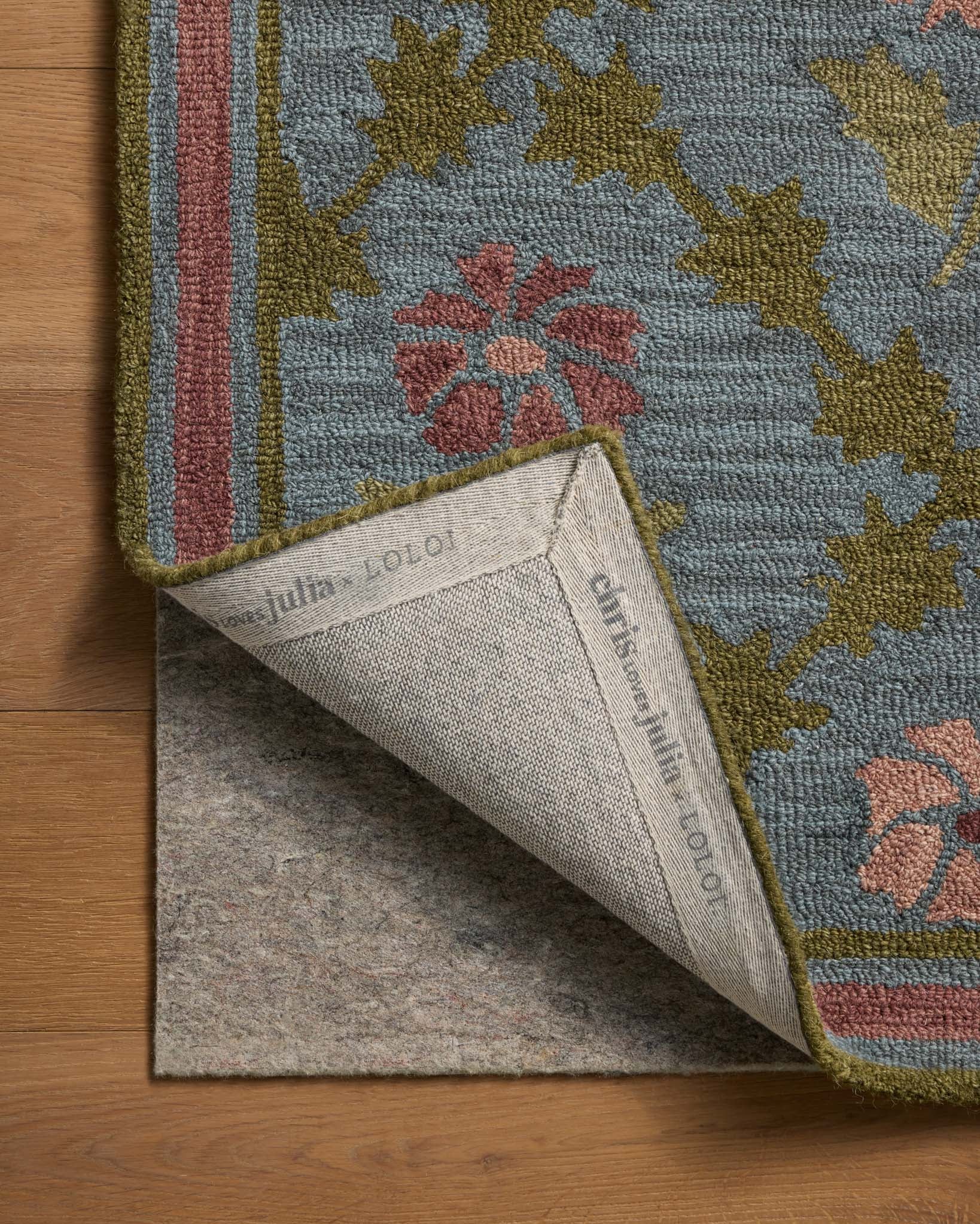 Chris Loves Julia x Loloi Norah Denim / Rose Rug - Rug & Weave