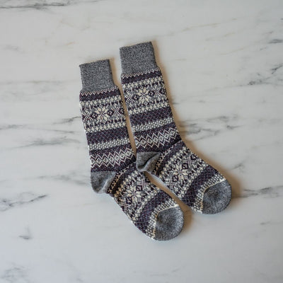 Cozy Nordic Socks - Medium - Rug & Weave