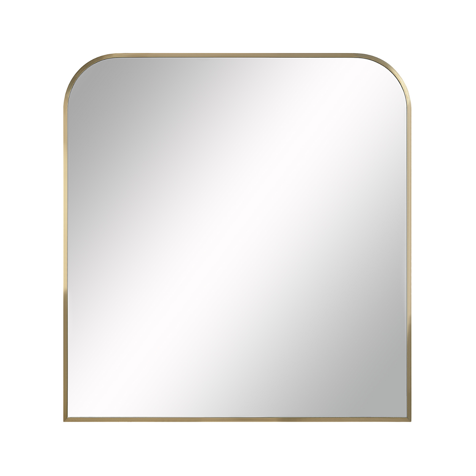 Nadia Wall Mirror, Brass
