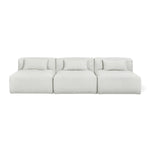 Gus* Nest Modular 3-PC Armless Sofa FURNITURE - sofa Gus Morris Fog