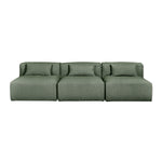 Gus* Nest Modular 3-PC Armless Sofa FURNITURE - sofa Gus Morris Pine