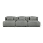 Gus* Nest Modular 3-PC Armless Sofa FURNITURE - sofa Gus Morris Scoria
