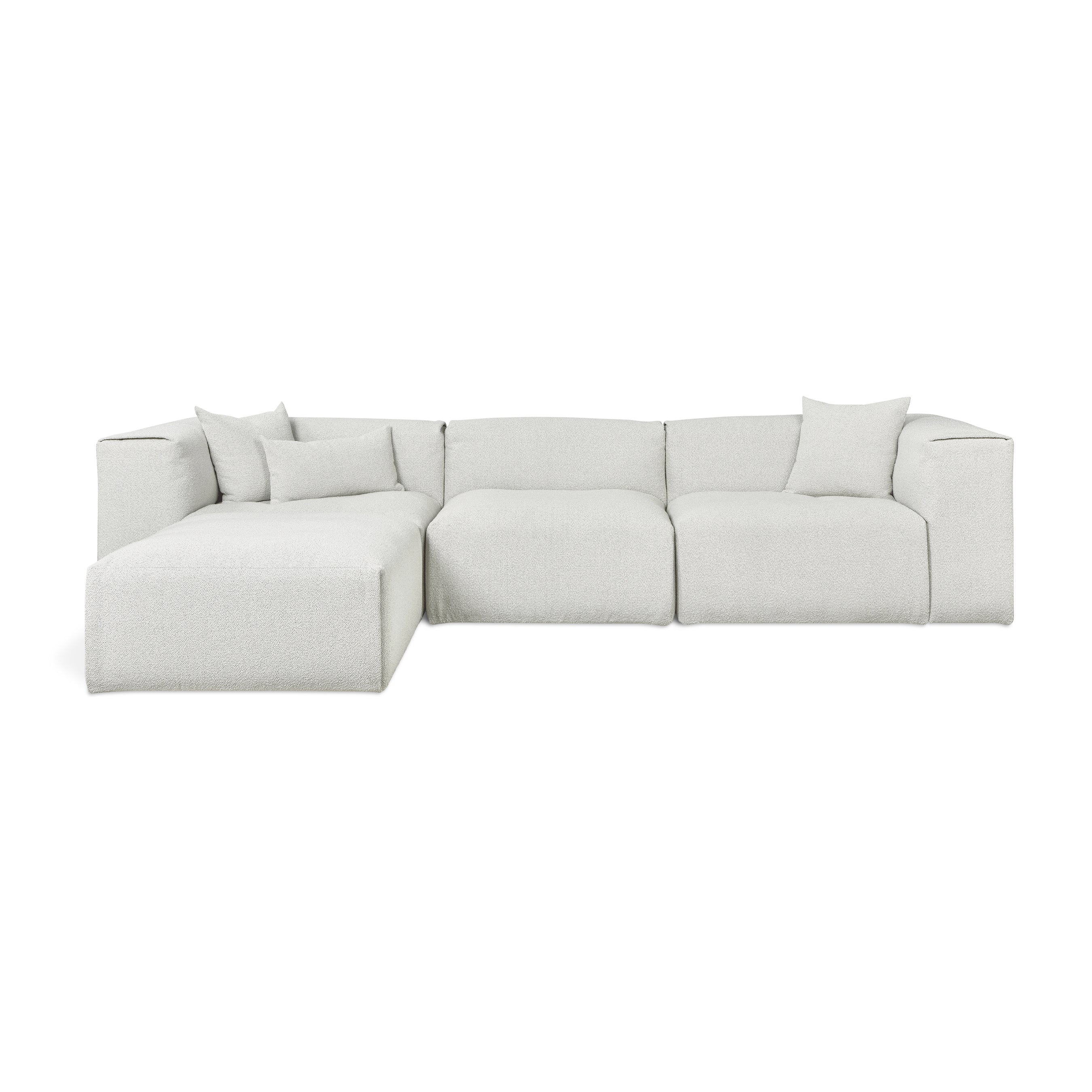 Gus* Nest Modular 4-PC Sectional FURNITURE - sofa Gus Morris Fog