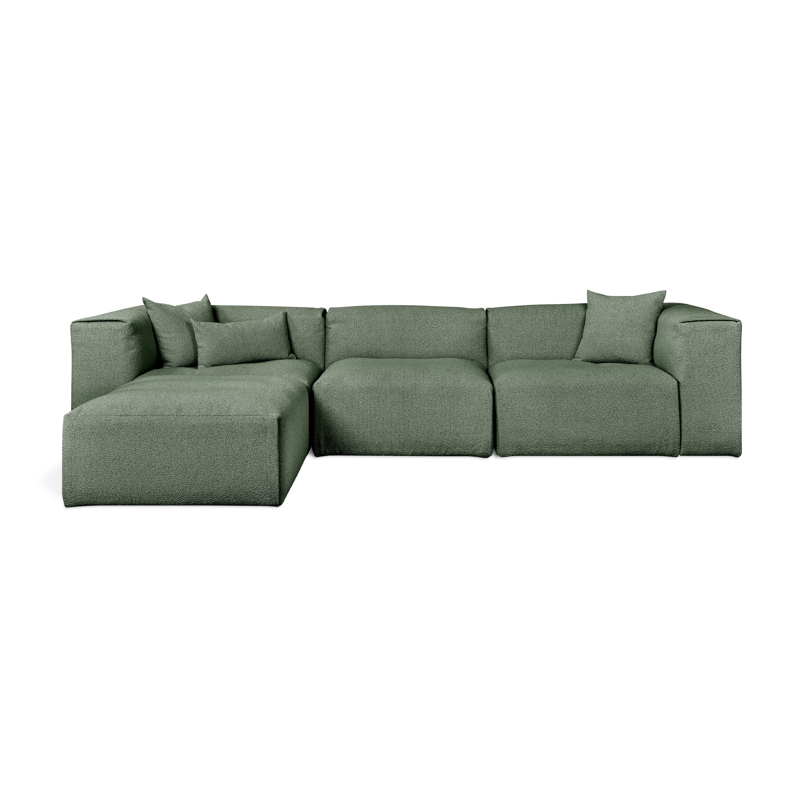 Gus* Nest Modular 4-PC Sectional FURNITURE - sofa Gus Morris Pine
